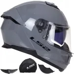 Motociklininko &scaron;almas Ls2 Ff808 Stream Ii Solid Nardo Pilkas, dydis Xl