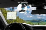 Woleyi automobilinis plan&scaron;etinio kompiuterio laikiklis nuo saulės, sunkvežimio saulės skydelio mobiliojo telefono laikiklio spaustukas su 1/4 colio sraigtu, daugiafunkcinis ipad spaustukas stalui virtuvei, skirtas ipad, galaxy tabs, mobiliesiems tele ...