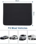 Nebulaglam apsauga nuo saulės vaikams automobilyje, 2 vnt., universalus skydelis nuo saulės, apsauga nuo saulės automobilyje, su užuolaidų funkcija lengvai apsaugai, apsaugo keleivius kūdikius, vaikus ir augintinius, 68 x 52 cm