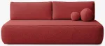 Mebel Elite I&scaron;skleidžiama sofa ARVETO, 207 cm, bordo spalvos