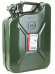 Metalinis kanistras 10l kurui, alyvai, dyzelinui, benzinui su atestatu