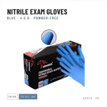 Riven Supply Vienkartinės apsauginės pir&scaron;tinės, mėlynos, be pudros, 4,5 g, 100 vnt. dėžutėje