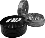 Įprastas malūnėlis, 2 dalių, skersmuo 55 mm, su apsauginiu mai&scaron;eliu ir valymo &scaron;epetėliu, Nvgrinder (pilkas)