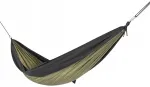 Enero Camp dvivietis lauko hamakas 270x140cm, žalios-juodos spalvos