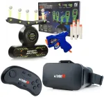 Webski Vr 360 laipsnių akiniai + žaidimų valdiklis + elektroninis &scaron;audymo taikinys Airball