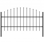 Lauko tvora su iečių vir&scaron;ug., juoda, (0,75-1)x1,7m, plienas