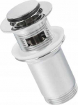 Hydroland Skalavimo mygtukas DRAIN VALDYMAS CLICK-CLACK SMALL 5/4 SU RANKOVE - OVERFLOW HYDROLAND ( K.KKM.T) // S. DRAIN CLICK-CLACK-H-SMALL-T