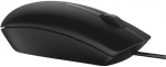 Dell su laidu USB optinė pelė with 1000 dpi resolution Juodas RTL