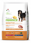 Natural Trainer ADULT DOG SENSITIVE be gliuteno Medium/Maxi su antiena 3kg