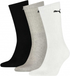 Puma Kojinės Sport Crew Baltas Juodas Pilkas