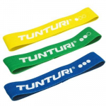 Mini treniruočių juostos TUNTURI CENTURI TEXTILE RESISTANCE BAND RINKINYS, 3 vnt.