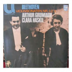 Vinilinė plok&scaron;telė Arthur Grumiaux, Clara Haskil, Beethoven &ndash; Violin Sonatas Nos. 1,2,3