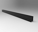 Įleidžiamas magnetinis bėgelis, juodas R20-4 3000mm