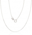 Sidabrinė grandinėlė Anchor 1 mm , briaunų apdirbimas deimantu - 1.6 g. - 1 mm. - 47