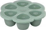 BEABA SILIKONINIS KŪDIKIO MAISTO KONTEINERIS MULTIPORTIONS XL 6X150 ML SAGE Žalias