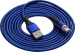Magnetinis laidas USB A - C tipo USB - 2m - Akyga AK-USB-43