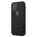 Ferrari Off Track Quilted dėklas iPhone 12 / 12 Pro, juodas