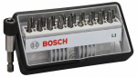 Grąžtas Bosch Sukimo antgalių kompl. Extra Hard; PH; PZ; T; 18 vnt. + laikiklis