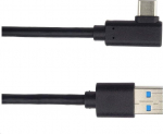 USB kabelis PremiumCord USB-A - USB-C 3 m Juodas