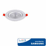 10W LED įleidžiamas &scaron;viestuvas V-TAC, 4000K (natūraliai balta), SAMSUNG LED chip
