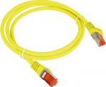 Patch-cord S/FTP kat.6A LSOH 1.0m geltona ALANTEC