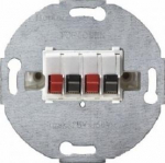 Berker Hager Garsiakalbiai lizdas dvivietis baltas mechanizmas - 457309