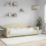 Lova Sofa, kreminės spalvos, 100x200cm, audinys