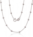 Sidabrinė grandinėlė Bead 1-3 mm - 50 - 4.8 g. - 1-3 mm.