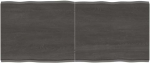 Stalvir&scaron;is, tamsiai ruda, 120x50x(2-4) cm, medienos masyvas