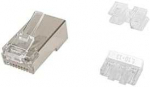 Equip Equip 121147 RJ-45 ki&scaron;tukas Satininis plienas, skaidrus