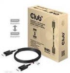 Club 3D Club3D Kabelis DisplayPort 2.1 na DisplayPort 2.1 4K120Hz/8K60Hz HDR (M/M), 1.2m, juoda