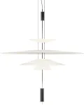 3x5,6W LED pakabinamas &scaron;viestuvas FLAMINGO, grafito sp., 3500K, dimeriuojamas