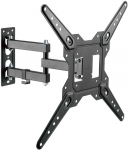Laikiklis Maclean TV or monitorius mount, universal, max VESA 400x400, 23-55", 30kg, juodas, MC-701N
