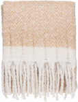 Pledi Domoletti Herringbone YF221009-beige, bē&scaron;a krās., 130 cm x 170 cm