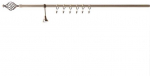 Domoletti SINGLE CURT RAIL SET. ANTIC B D19 300 CM
