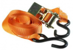 Staco Nordic Krovimo diržas su reketu ir kabliu 560 kg - Su reketu ir kabliu HD 25 mm x 5 m oranžinis