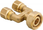 Uponor &bdquo;Minitec&ldquo; dvigubas skirstytuvas su 9,9 mm movomis