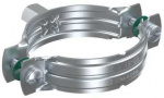Walraven 2S vamzdžių spaustukas 145-153 mm - galvanizuotas 2 varžtų vamzdžių spaustukas, uniso ir M8/10 sriegis