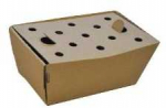 Multibox 168x92x88 mm i&scaron;lankstytas i&scaron;gaubtas su atlenkiamu dangteliu, kartonas, rudas, 150 vnt./dėžutėje