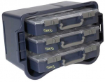 &bdquo;raaco CarryLite 80&ldquo;, Įrankių dėžė, Polikarbonatas (PC), Polipropilenas, Mėlyna, Permatoma, 13 kg, Vyris, 413 mm