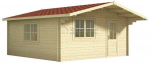 Eurovudas Medinis sodo namelis Faro 4x4m, 44mm