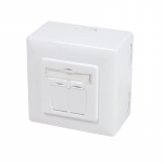 LogiLink LogiLink CAT 6A pavir&scaron;ius ir įleidžiama dėžutė, visi&scaron;kai ekranuota RAL 9003 - NP0126