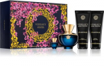 Versace Dylan Blue Pour Femme (Rinkinys Moterims) EDP 100ml + Losjonas kūnui 100ml + 100ml Du&scaron;o želė + EDP 5ml