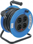 Bgs Technic Ilgintuvas su rite 15 m | 3x1,5 mm&sup2; | 4 ki&scaron;tukiniai lizdai | IP 20 | 3000 W (3360)