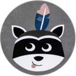 Dywan TINIES RACCOON spalva pilka 160x220 Hakano