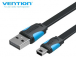Vention VAS-A14-B200 Kabelis USB 2.0 A Male - USB 2.0 B Mini Male, 2 m