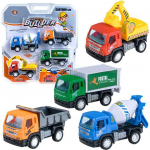 Automatinių statybinių automobilių rinkinys Tipper Crane