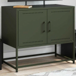TV staliukas Televizoriaus spintelė, alyvuogių, 68,5x39x60,5cm, plienas