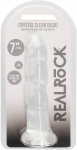 Realrock By Shots RealRock Crystal Clear Intimate Model 17 cm with Suction Cup Base