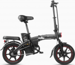 Elektrinis dviratis DYU A5, 14", 250W, 7,5Ah, juodas